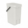 Кош за смет за разделно събиране Brabantia Sort&Go 12L, Light Grey