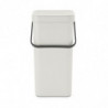 Кош за смет за разделно събиране Brabantia Sort&Go 16L, Light Grey