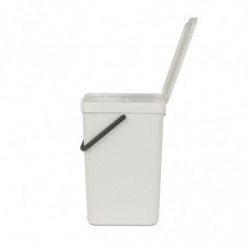 Кош за смет за разделно събиране Brabantia Sort&Go 16L, Light Grey