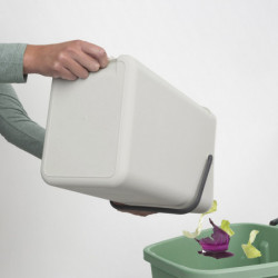 Кош за смет за разделно събиране Brabantia Sort&Go 16L, Light Grey