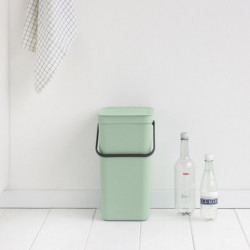 Кош за смет за разделно събиране Brabantia Sort&Go 16L, Jade Green