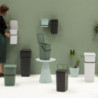 Cos de gunoi colectare selectiva Brabantia Sort&Go 1005517, 16 L, Maner, Montabil pe perete, Verde deschis