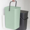 Кош за смет за разделно събиране Brabantia Sort&Go 2x16L,  Dark Grey & Jade Green