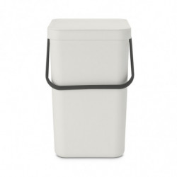 Кош за смет за разделно събиране Brabantia Sort&Go 25L, Light Grey