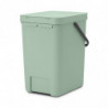 Кош за смет за разделно събиране Brabantia Sort&Go 25L, Jade Green