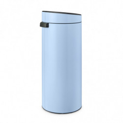 Кош за боклук Brabantia Touch Bin New 1005545, 30 л, Безшумно и плавно затваряне, Син