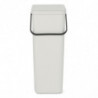 Кош за смет за разделно събиране Brabantia Sort&Go 40L, Light Grey