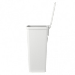 Κάδος απορριμμάτων με πεντάλ Brabantia StepUp 1005556, 40 L, Οικολογικά υλικά, Μεγάλο άνοιγμα, Ανοιχτό γκρι