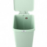 Cos cu pedala Brabantia StepUp 1005558, 40 L, Materiale ecologice, Deschidere mare, Verde deschis
