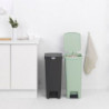 Кош за смет с педал Brabantia StepUp 40L, Jade Green