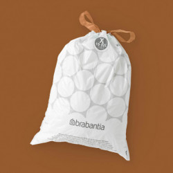 Торба за кош Brabantia PerfectFit NewIcon/Bo размер X, 10-12L, 10 броя, ролка