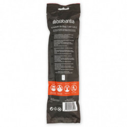 Σακούλες απορριμμάτων Brabantia PerfectFit NewIcon 1005584, μέγεθος Y, 20 l, 10 τεμάχια, λευκό