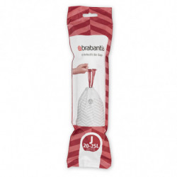 Торба за кош Brabantia PerfectFit Sort&Go/Bo размер J, 20-25L, 10 броя, ролка