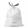 Brabantia PerfectFit Bo 1005594 Trash Bags, Size M, 60 L, 40 Count, White