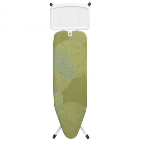 Brabantia B 1005618 Ironing Board, 124x38 cm, 7 height settings, Steam generator holder, Green