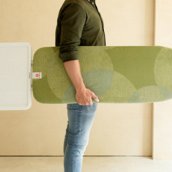 Brabantia B 1005618 Ironing Board, 124x38 cm, 7 height settings, Steam generator holder, Green