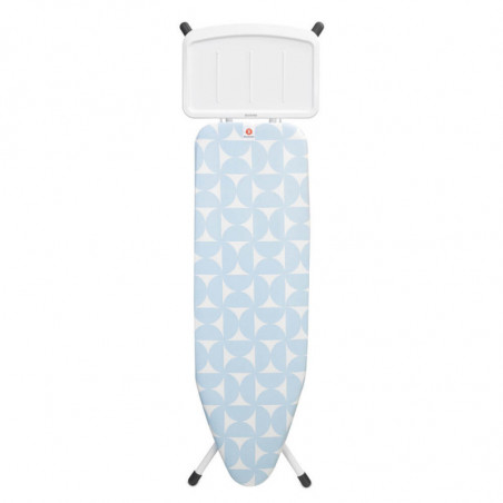 Brabantia B 1005619 Ironing Board, 124x38 cm, 7 height settings, Steam generator holder, Light blue