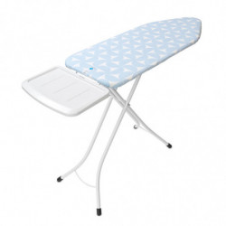 Brabantia C 1005622 Ironing Board, 124x45 cm, 7 height settings, Steam generator holder, Light blue