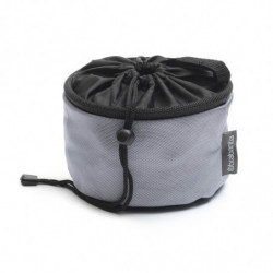 Brabantia Compact 1005642 Clothes Peg Bag, Holds up to 150 pegs, Weather-resistant, Gray