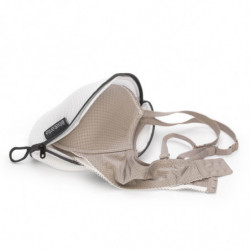 Saculet pentru lenjerie intima Brabantia 1005654, Fermoar, Alb/Gri