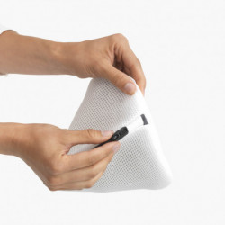 Saculet pentru lenjerie intima Brabantia 1005654, Fermoar, Alb/Gri