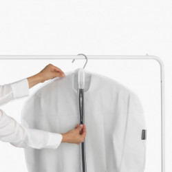 Set 2 huse pentru haine Brabantia 1005660, L, 60x135 cm, Ffermoar, Alb