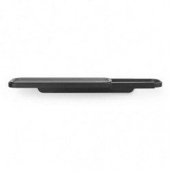 Brabantia MindSet 1005667 Toilet Paper Holder with Shelf, Easy to Install, Mineral Finish, Dark Gray