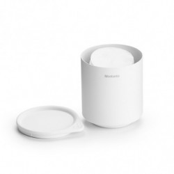 Кутия за аксесоари за баня Brabantia MindSet Mineral 1005687, Противоплъзгаща основа, Минерално покритие, Бял