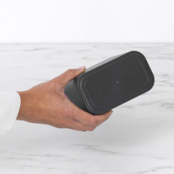 Brabantia MindSet 1005688, Ορυκτέλαιο με επικάλυψη, Καπάκι με περιστρεφόμενο καπάκι, Σκούρο γκρι