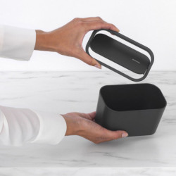 Кошче за отпадъци за баня Brabantia MindSet Dark Grey