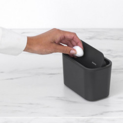 Brabantia MindSet 1005688, Ορυκτέλαιο με επικάλυψη, Καπάκι με περιστρεφόμενο καπάκι, Σκούρο γκρι