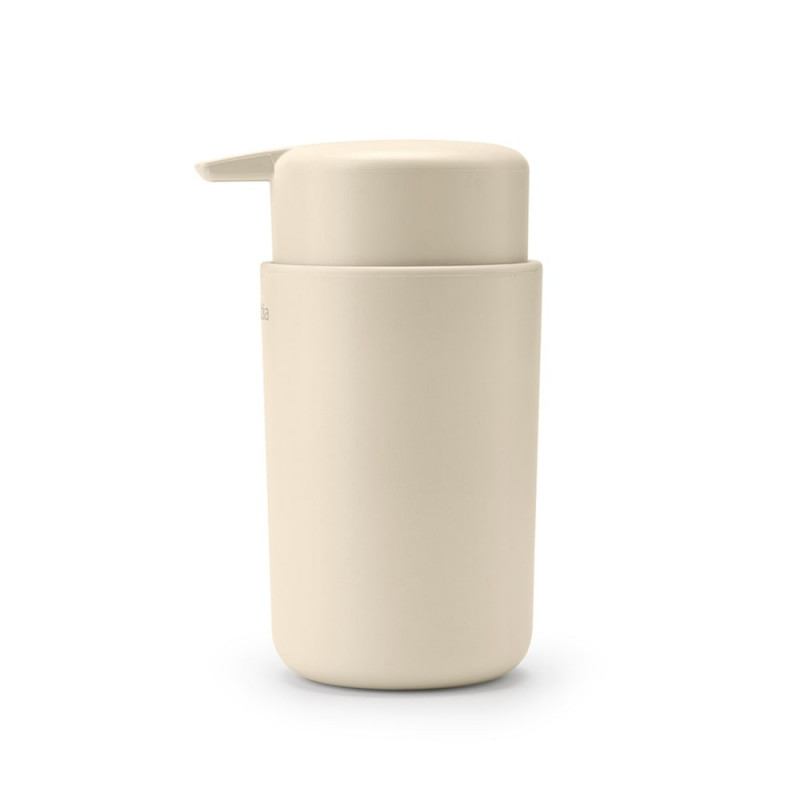 Brabantia ReNew Liquid Soap Dispenser 1006264, 250 ml, Non-Slip Base, Drip-Free, Beige
