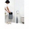Cos de gunoi Brabantia Bo Small 1006628, 7 L, Deschidere lina si silentioasa, Baza antiderapanta, Gri