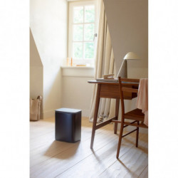 Кош за боклук Brabantia Bo Small 1006635, 12 л, Безшумно и плавно отваряне, Противоплъзгаща основа, Черен