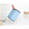 Cos de gunoi Brabantia Bo Small 1006637, 12 L, Deschidere silentioasa si lina, Baza antiderapanta, Albastru deschis