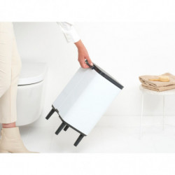 Cos de gunoi Brabantia Bo Small Hi 1006647, 12 L, Deschidere lina si silentioasa, Baza antiderapanta, Alb