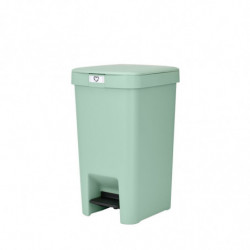 Brabantia StepUp 1008481 Pedal Bin, 16 L, Eco-friendly materials, Large opening, Light green