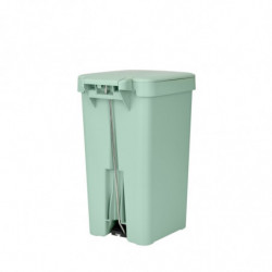 Brabantia StepUp 1008481 Pedal Bin, 16 L, Eco-friendly materials, Large opening, Light green