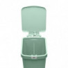 Кош за боклук с педал Brabantia StepUp 1008481, 16 л, Екологични материали, Голям отвор, Светлозелен