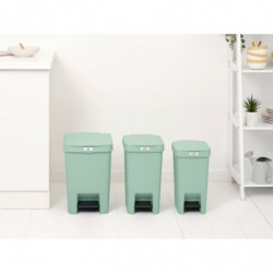 Кош за смет с педал Brabantia StepUp 16L, Jade Green