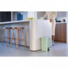 Κάδος απορριμμάτων με πεντάλ Brabantia StepUp 1008481, 16 L, Οικολογικά υλικά, Μεγάλο άνοιγμα, Ανοιχτό πράσινο