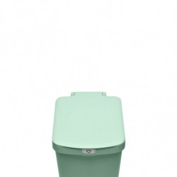 Кош за боклук с педал Brabantia StepUp 1008484, 25 л, Екологични материали, Голям отвор, Светлозелен