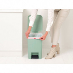 Кош за смет с педал Brabantia StepUp 25L, Jade Green