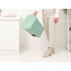 Кош за смет с педал Brabantia StepUp 25L, Jade Green