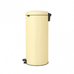 Brabantia NewIcon 1008852 Pedal Bin, 30 L, Soft-Close, Non-Slip Base, Yellow