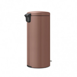 Кош за боклук с педал Brabantia NewIcon 1008853, 30 л, Плавно затваряне, Противоплъзгаща основа, Сатенено покритие, Кафяв