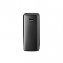 Brabantia Bo Touch Trash Can 1008858, 60 L, Smooth and Quiet Opening, Large Opening, Gray