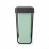 Кош за разделно събиране на боклук Brabantia Sort&Go 1008863, 2x30 л, Вътрешен монтаж с телескопична рамка, Сив/зелен