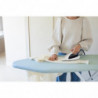 Brabantia C 1008895 Ironing Board, 124x45 cm, 7 height settings, Steam generator holder, Green/Light Blue