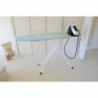 Brabantia C 1008895 Ironing Board, 124x45 cm, 7 height settings, Steam generator holder, Green/Light Blue